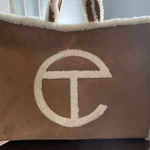Telfar x Ugg large chestnut shopper